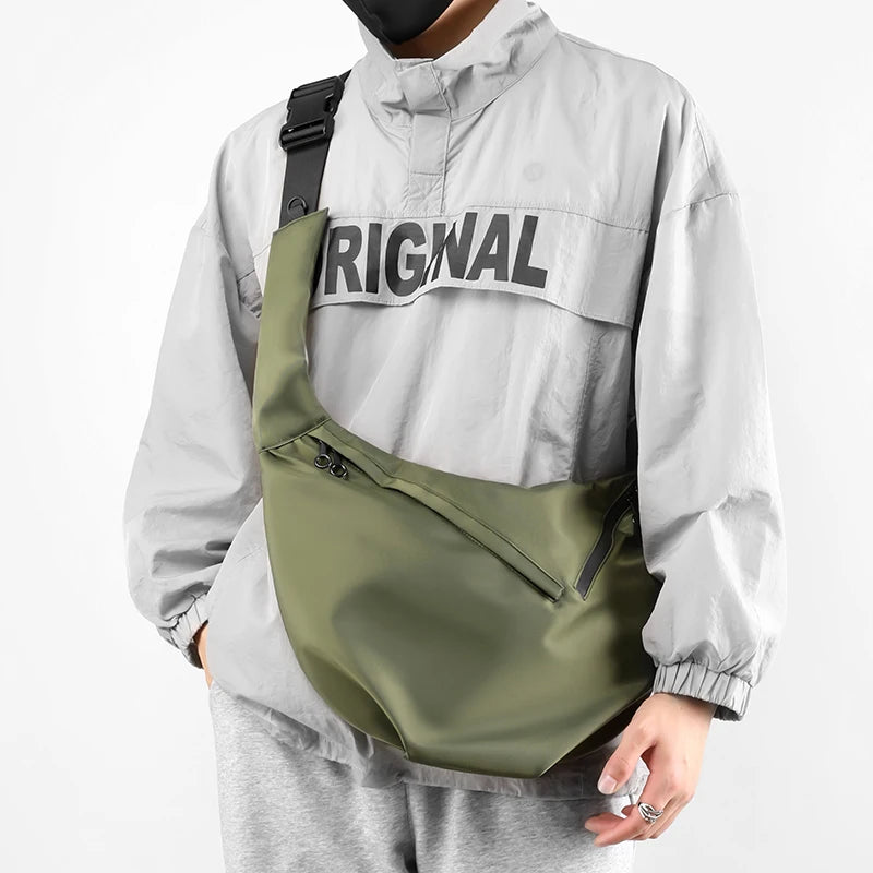 Borsa a tracolla da viaggio in nylon impermeabile – dettaglio 1