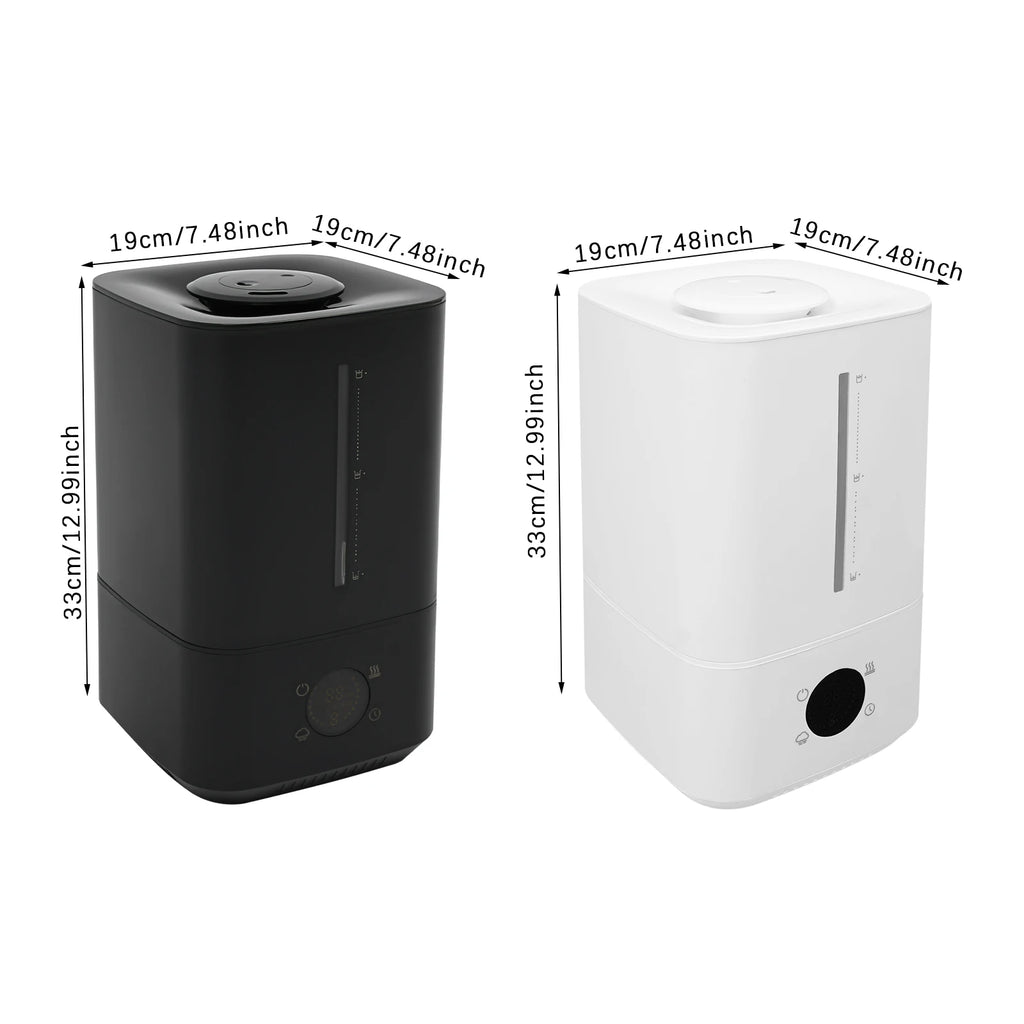 Umidificatore d'Aria 2 in 1 a Nebbia Calda e Fredda