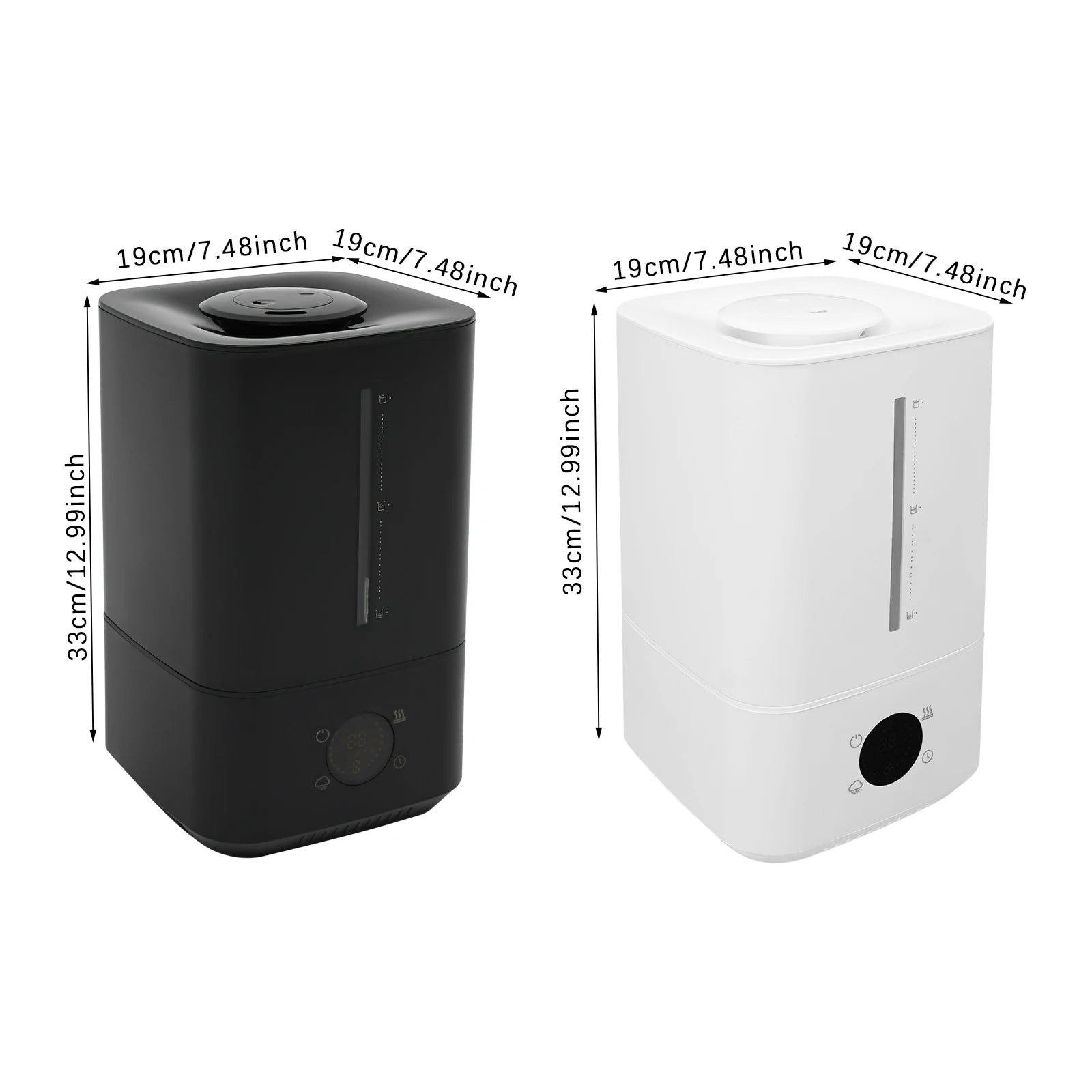 Umidificatore d'Aria 2 in 1 a Nebbia Calda e Fredda
