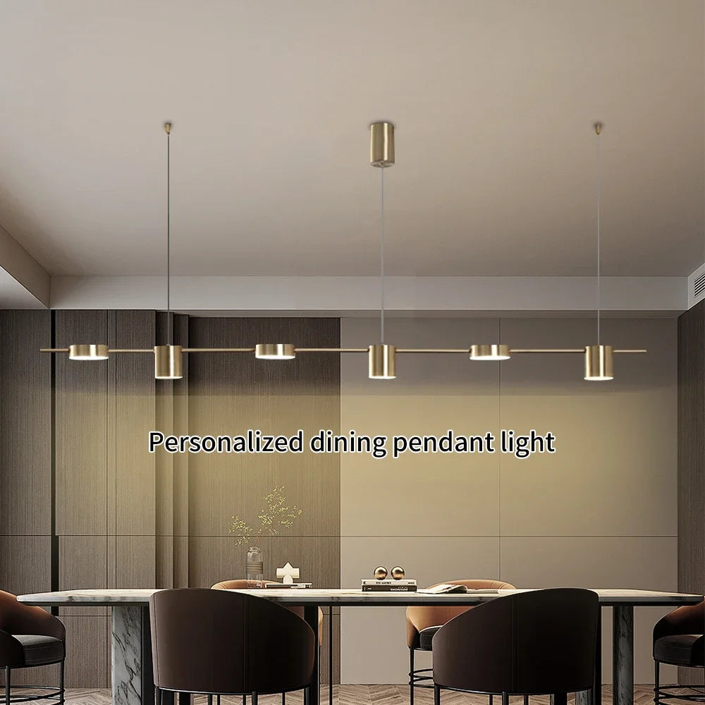 Lampadario a soffitto con 3, 5 o 6 luci orientabili