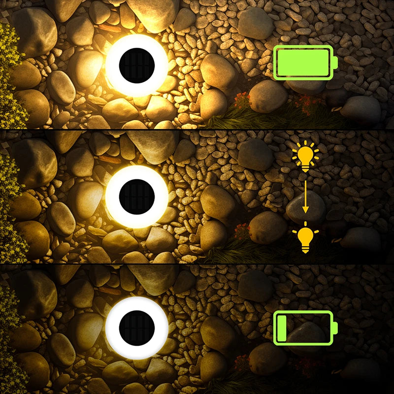 Lampade solari da terra a LED, 14 LED, set da 1 o 4 – dettaglio 3