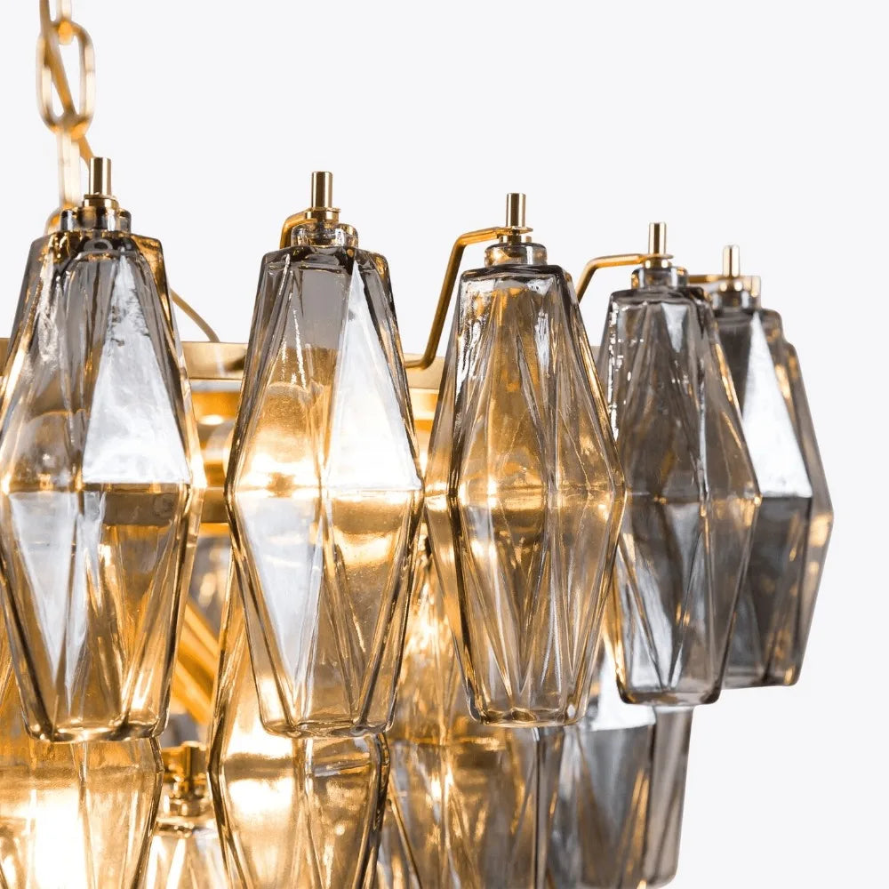Lampada a sospensione in vetro di Murano, da 50 a 100 cm – dettaglio 1