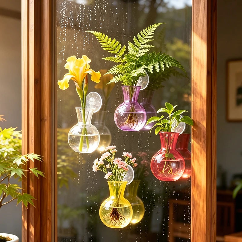 Vaso da parete semicircolare per piante, set da 2 o 4 – dettaglio 4