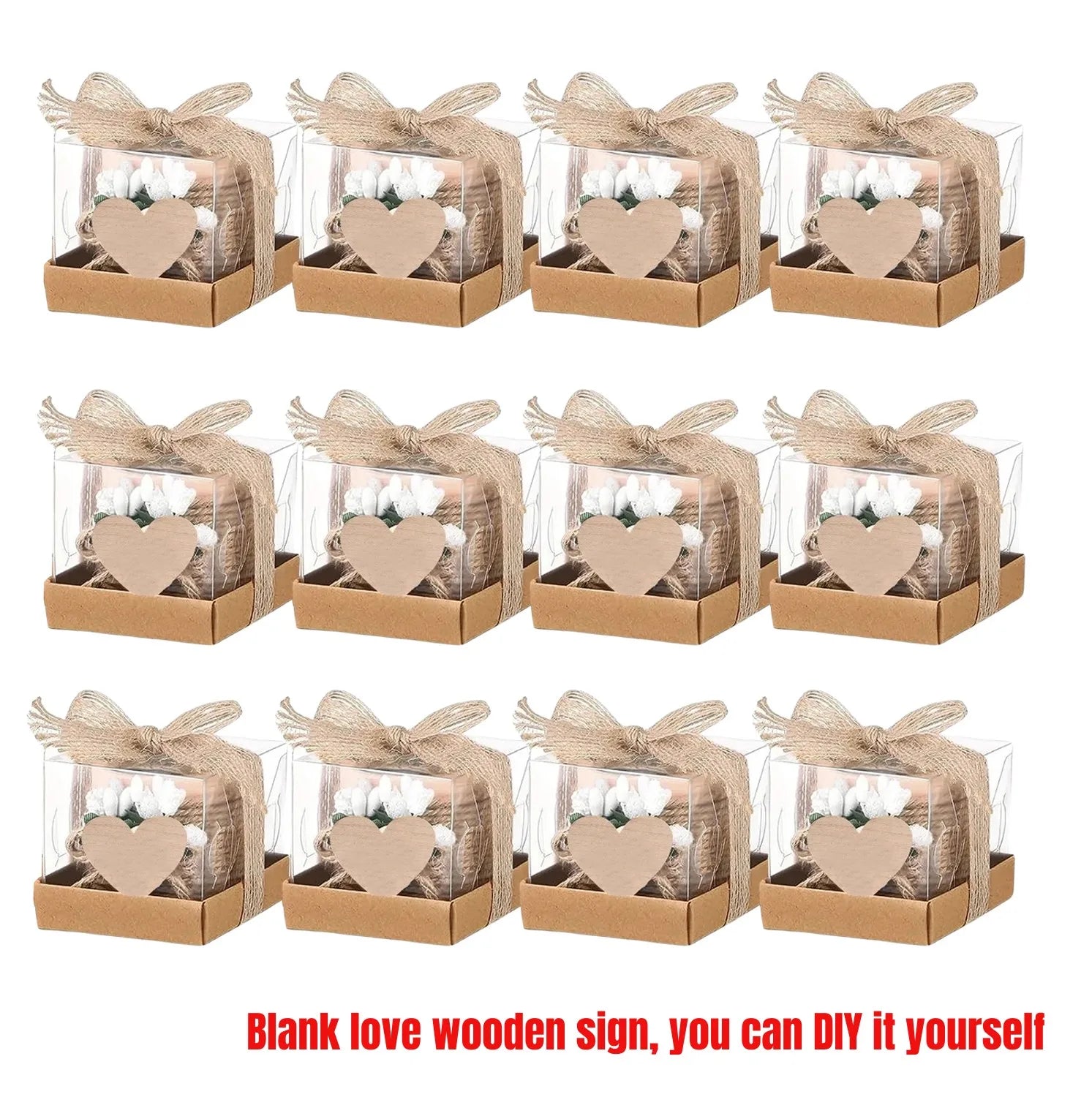 Portacandele tealight in legno, set da 6, 12 o 24 pezzi – dettaglio 14