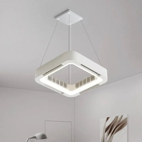 2025 Lampada da soffitto invisibile senza lama con telecomando leggero senza pale Circolatore LED DC – foto 2