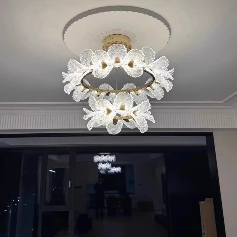 Lampada a sospensione LED a fiore, 50 o 60 cm – dettaglio 5