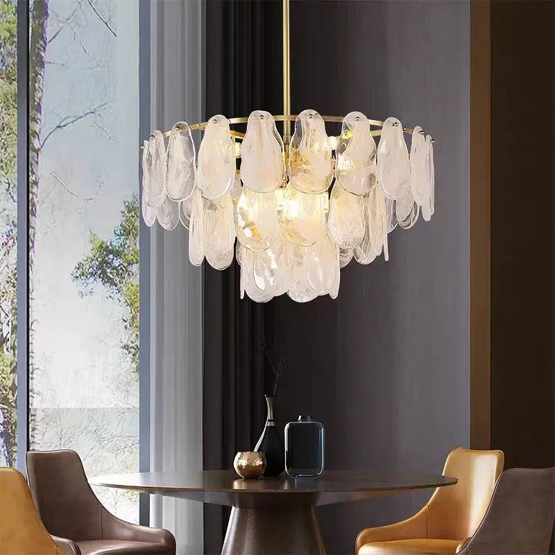 Lampadario a nuvola in vetro da 40 a 80 cm, anche applique – dettaglio 1