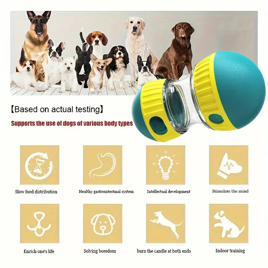 Gioco dispenser di snack per cani a erogazione lenta – dettaglio 4