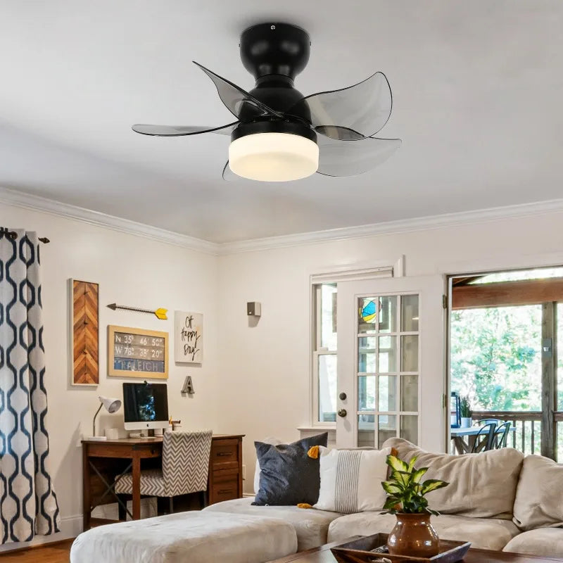 Ventilatore da soffitto LED a 3 pale con luce e telecomando – dettaglio 3