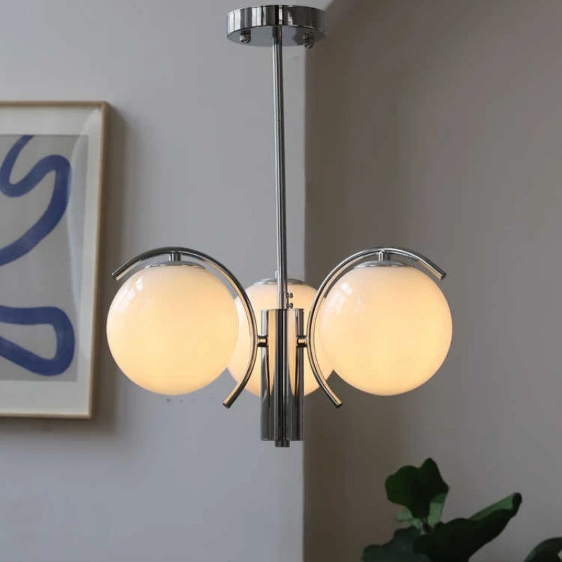 Lampadario LED nordico da 3 a 5 luci, anche in applique – dettaglio 3