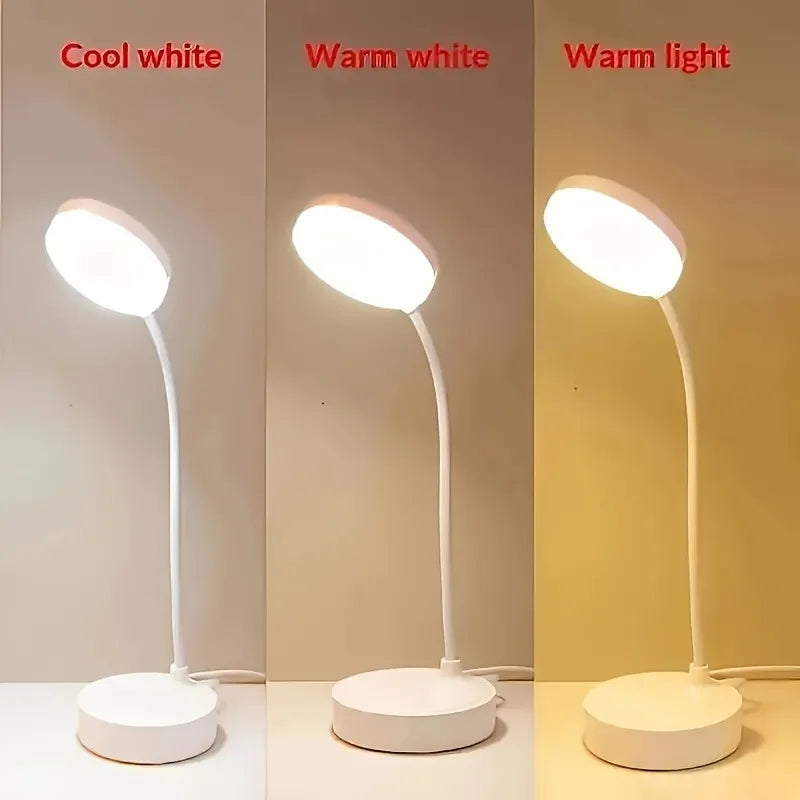 Lampada da Scrivania a LED Flessibile con Dimmer USB