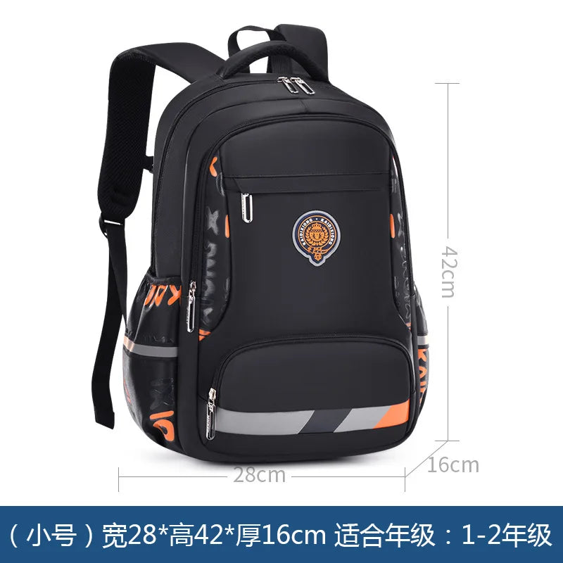 Zaino scolastico ortopedico grande, 46 cm, con stemma – foto 8