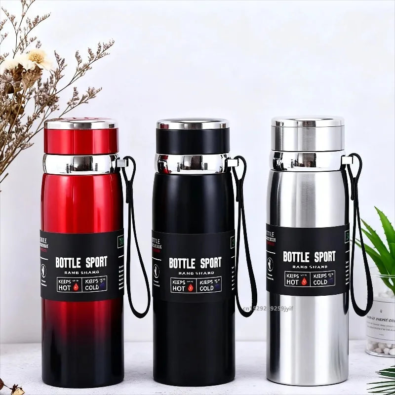 Borraccia termica in acciaio inox, 800 o 1000 ml