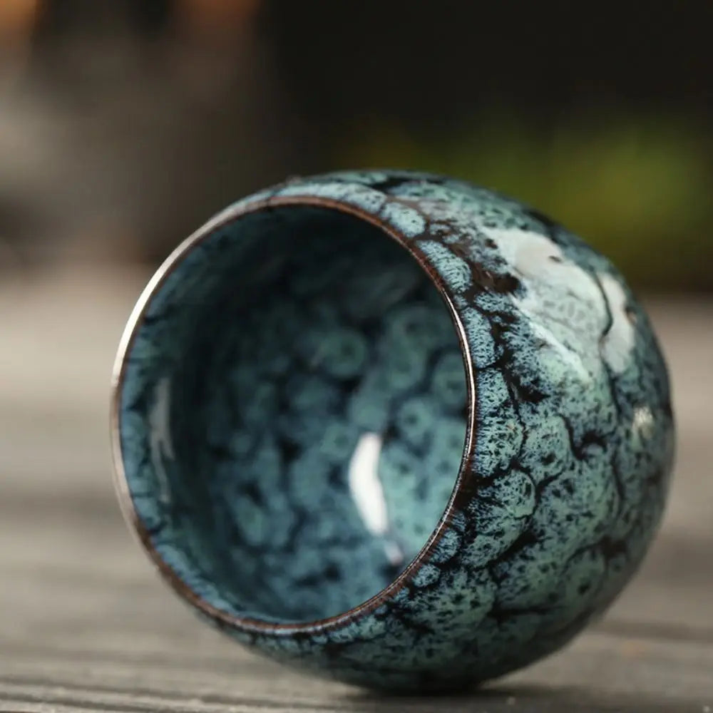 Tazza da tè in ceramica stile giapponese, 8 colori – dettaglio 3