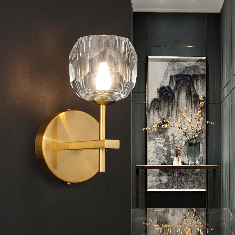Lampadario di cristallo K9 Luci a LED Illuminazione per interni Decorazione della stanza Plafoniera per – foto 5