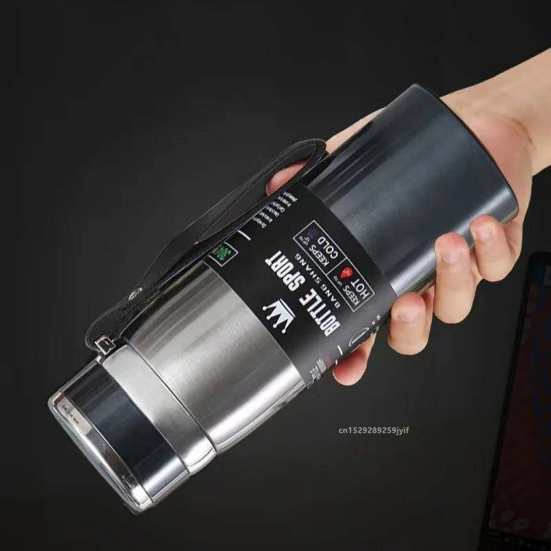Borraccia termica in acciaio inox, 800 o 1000 ml – dettaglio 5
