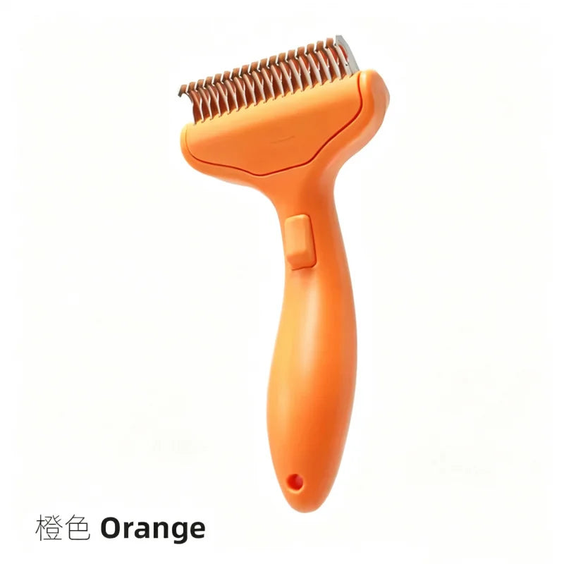 Pettine districante a denti curvi in acciaio inox