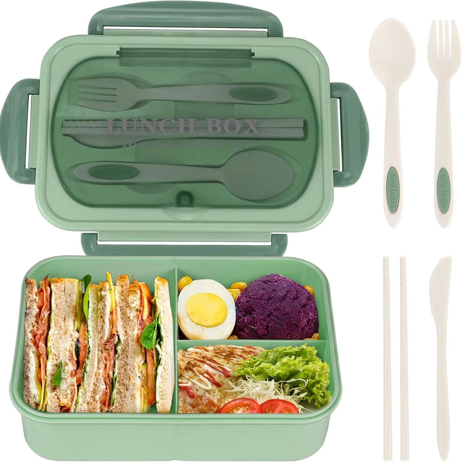 Contenitore Bento Termico con Scomparti per il Pranzo – foto 9