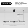 Lampadario a soffitto con 3, 5 o 6 luci orientabili – dettaglio 5