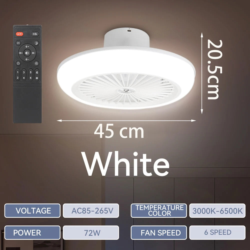 Ventilatore da soffitto 2026 NUOVO con luci LED da 40W, telecomando per camera da letto e soggiorno – foto 7