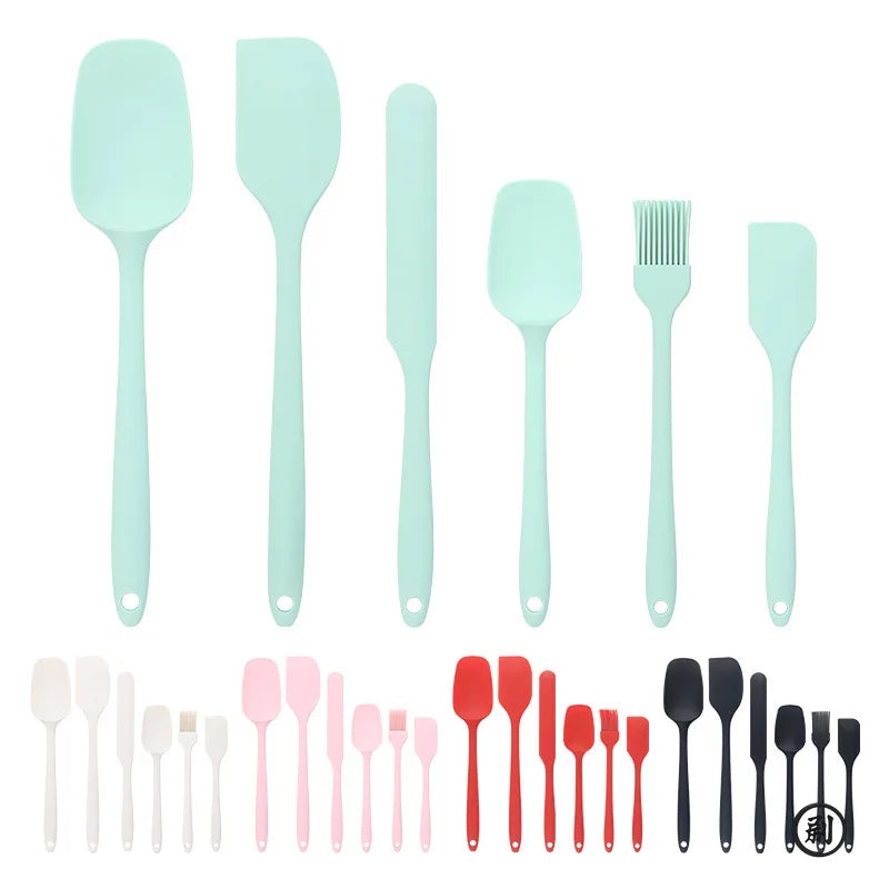 Set 6 Spatole in Silicone per Torte e Pasticceria