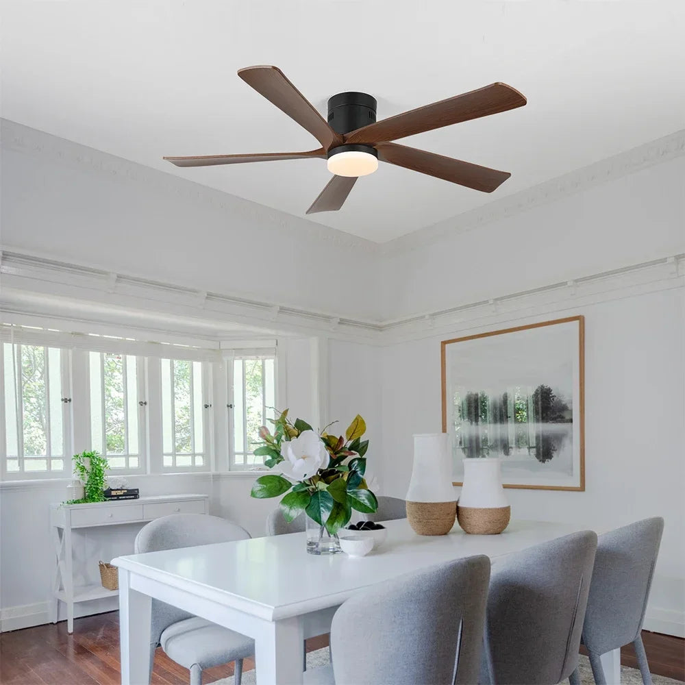 Lampadario con ventilatore e luce LED RGB, da 29 a 52 pollici – dettaglio 2