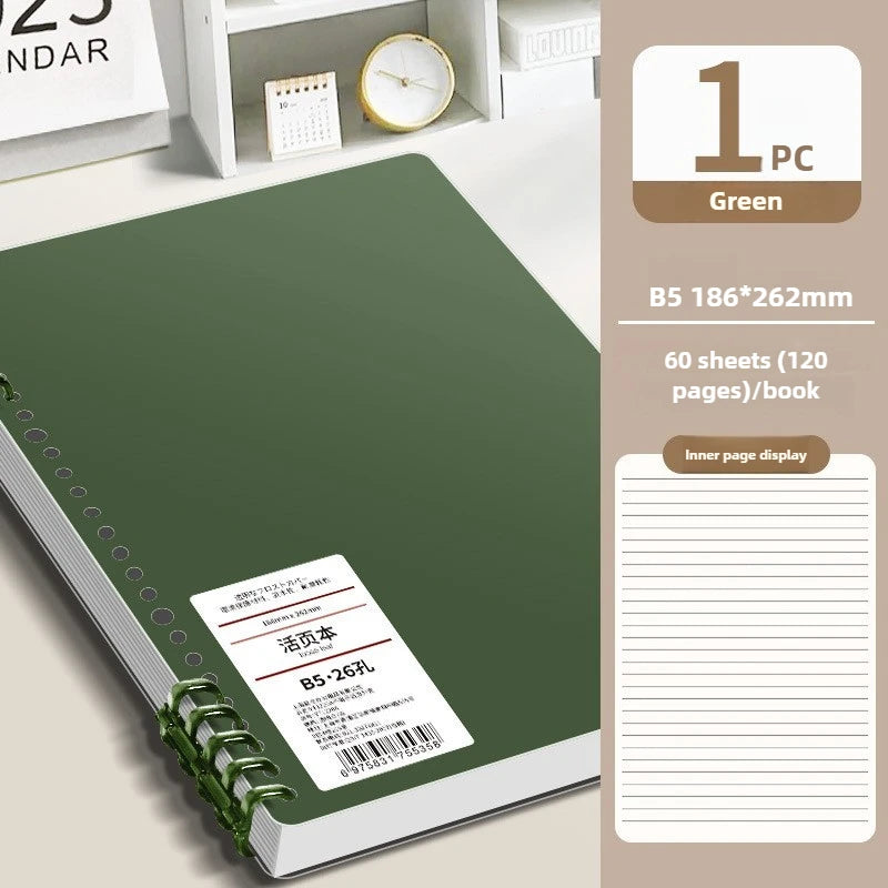 Quaderno B5 a spirale da 60 fogli, quattro colori – foto 9