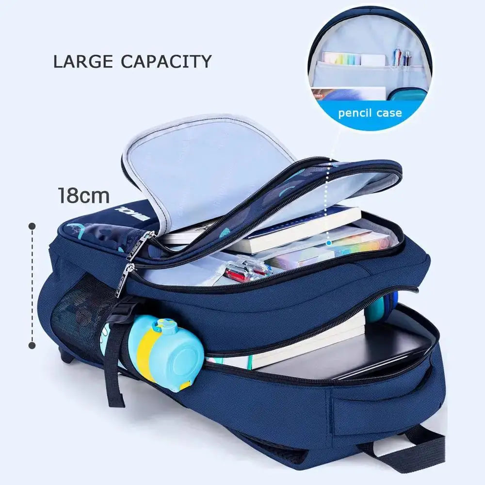 Zaino scolastico in nylon impermeabile, 31 cm, per ragazzi – foto 3