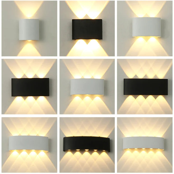Applique LED da parete IP65 per interni ed esterni, 4-12W – dettaglio 2