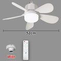 Ventilatore da Soffitto con Luce e Telecomando, 3 Velocità Regolabili, 3 Colori di Luce, Timer, Attacco E27 – foto 7