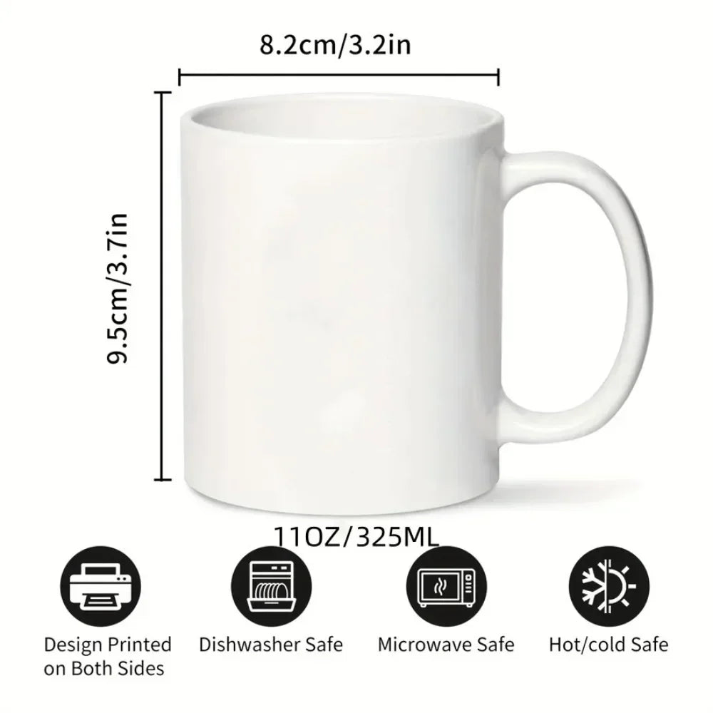 Tazza da Caffè in Ceramica Riutilizzabile da 11 oz