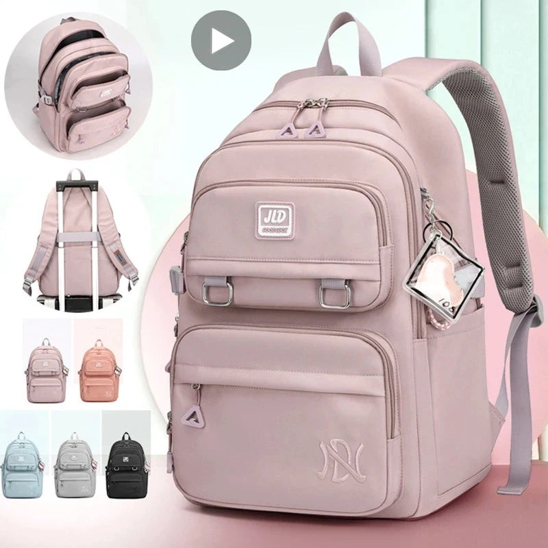Zaino scuola per ragazze, 44 cm di altezza, vari modelli e colori