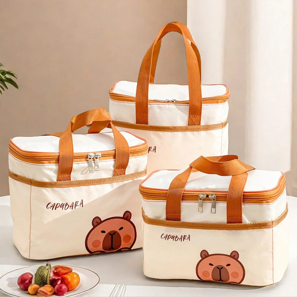 Borsa Termica per il Pranzo Capybara Impermeabile