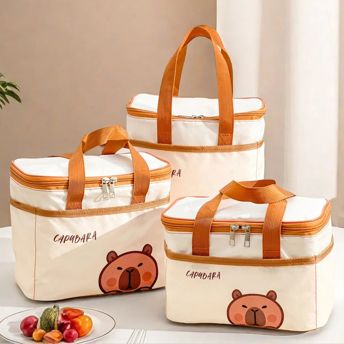 Borsa Termica per il Pranzo Capybara Impermeabile