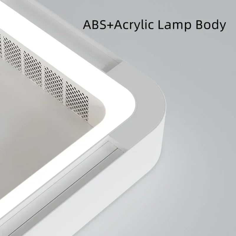 2025 Lampada da soffitto invisibile senza lama con telecomando leggero senza pale Circolatore LED DC – foto 5