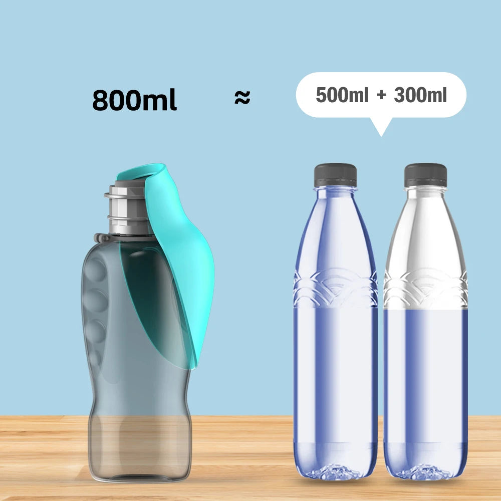 Distributore d'acqua da viaggio per cani, 800 ml – dettaglio 2