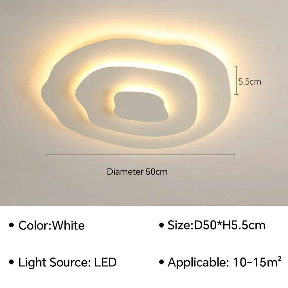 Lampadario moderno a soffitto a LED per soggiorno, sala da pranzo, camera da letto, bambini, sala studio – foto 12