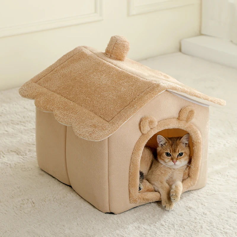 Casetta pieghevole lavabile per gatti e cani piccoli – dettaglio 1