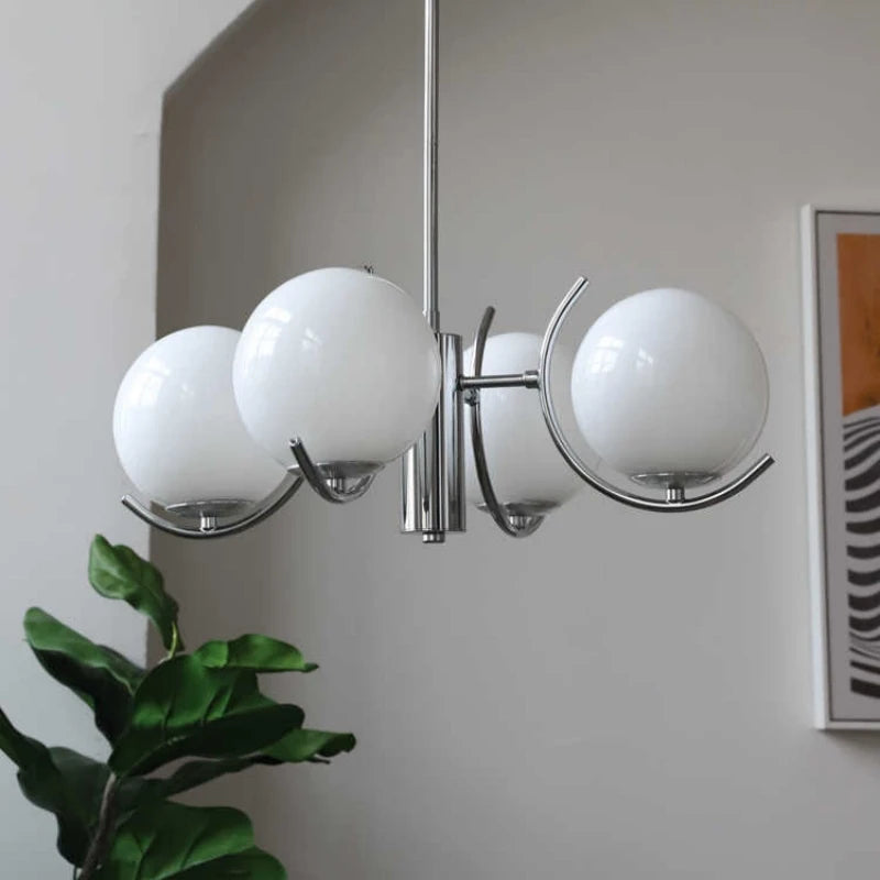 Lampadario LED nordico da 3 a 5 luci, anche in applique – dettaglio 4
