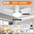 Ventilatore da soffitto basso profilo, motore CC reversibile – dettaglio 6