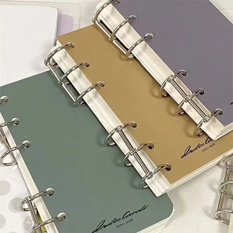 Quaderno diario con pagine bianche, 75 fogli, 4 colori