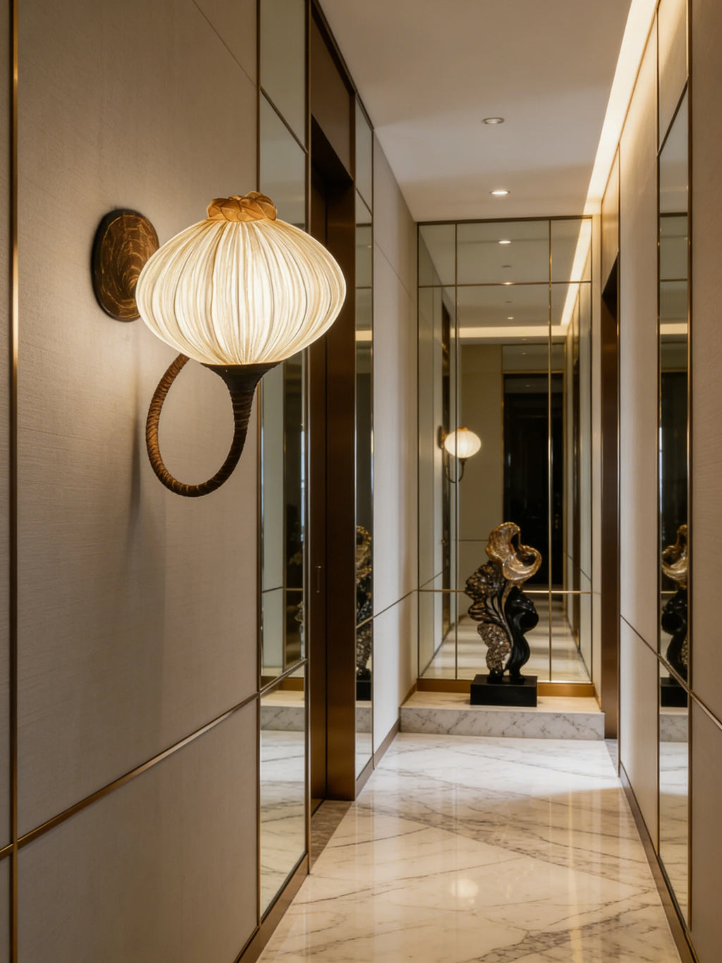 Lampadario in tessuto stile fattoria, 3 luci o applique