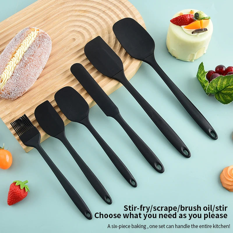 Set 6 Utensili da Cucina in Silicone per la Cottura