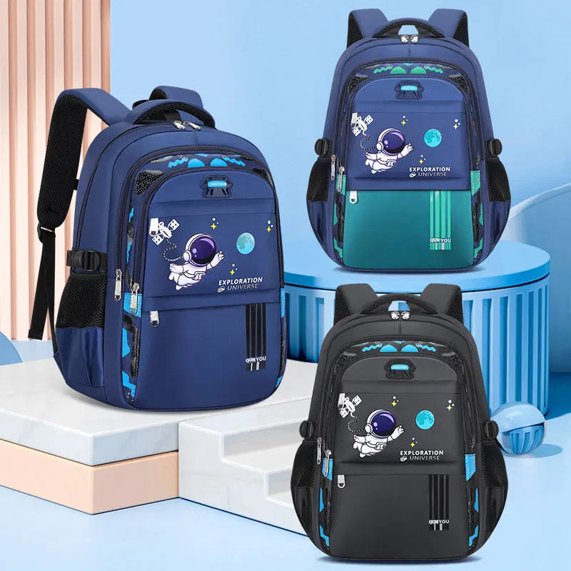 Zaino scolastico astronauta impermeabile, 7-13 anni