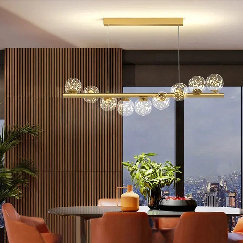 Lampadario a soffitto nordico per soggiorno cucina lampada da ufficio apparecchio di illuminazione a – foto 4