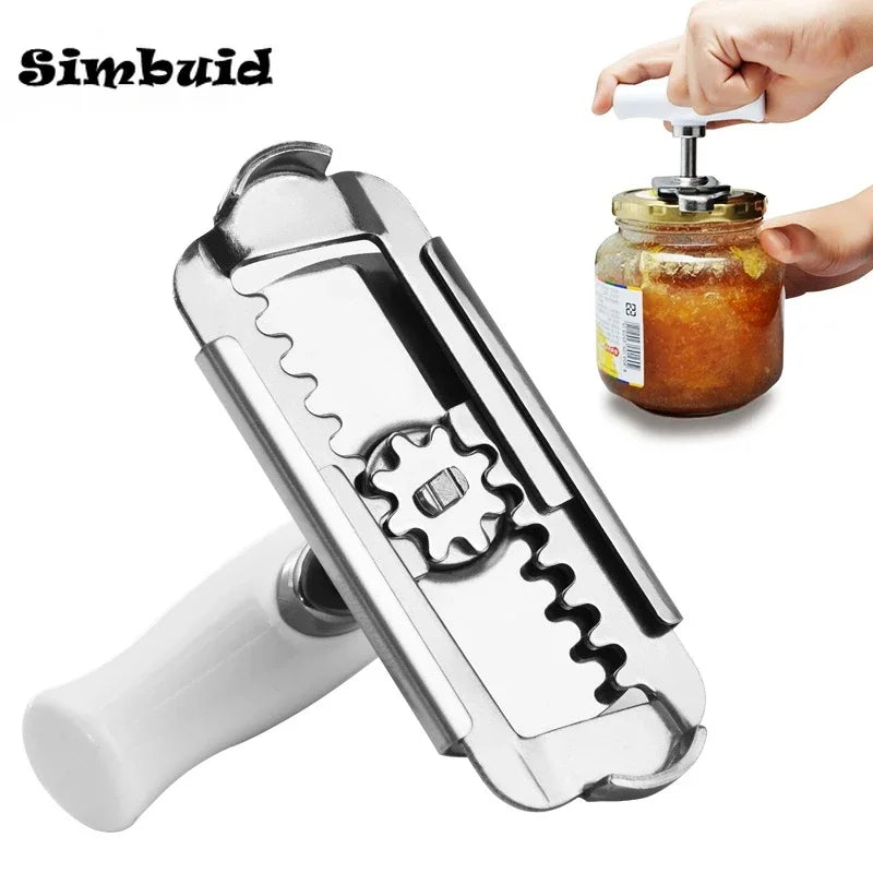 Apribottiglie e Apriscatole in Acciaio Inox Multiuso