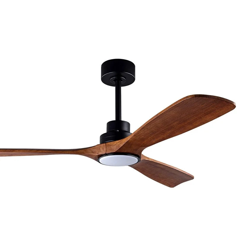 42 52 Ventilatore da soffitto in legno da 60 pollici con luci Telecomando Silenzioso Motore DC Ventiladores – foto 7