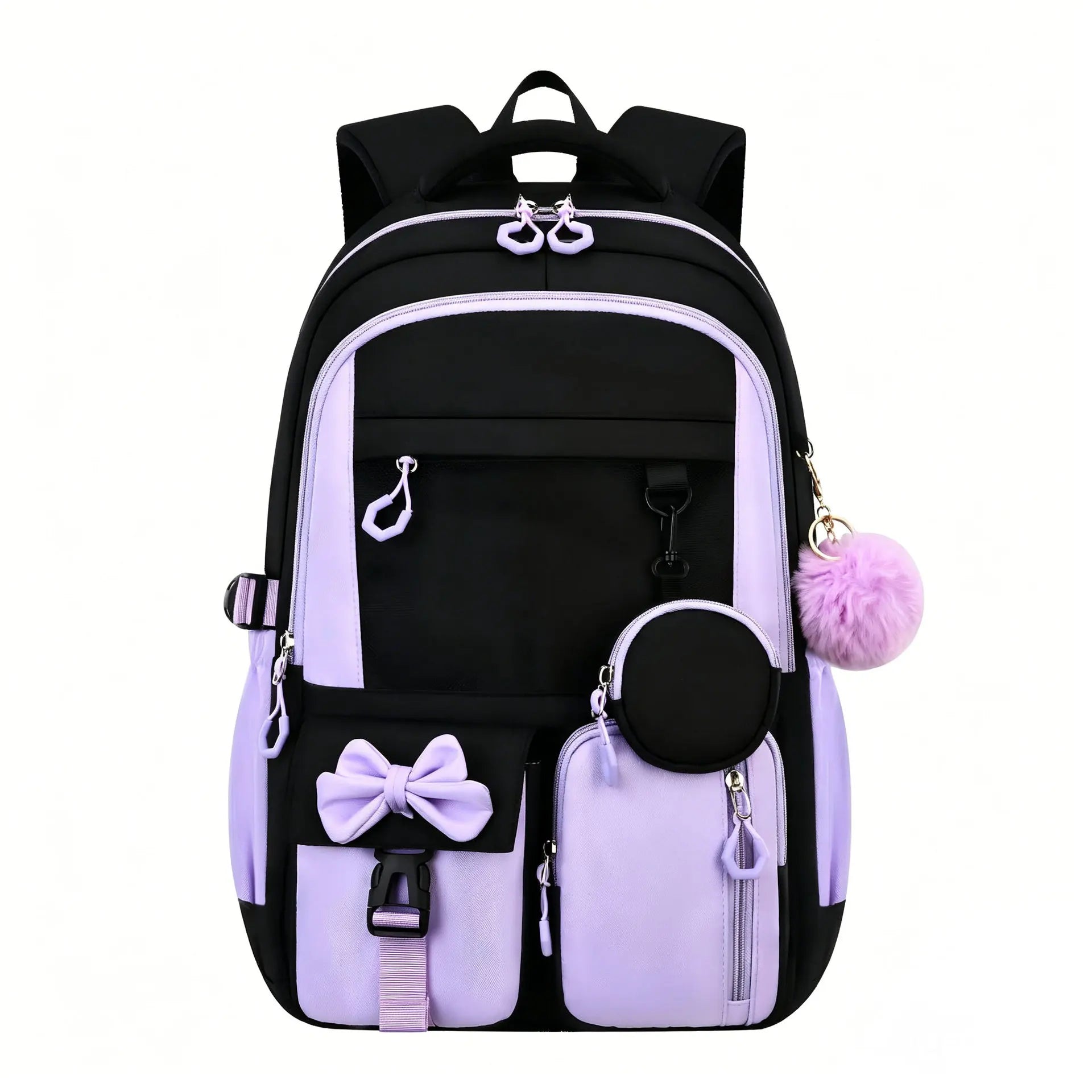 Set zaino scuola per bambine con scomparto per il portatile – foto 6