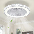 Ventilatore da soffitto con luce LED dimmerabile, 6 velocità