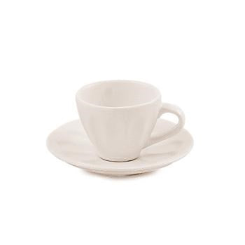 Tazzina da caffe' Matt bianca opaca (kit da 10)